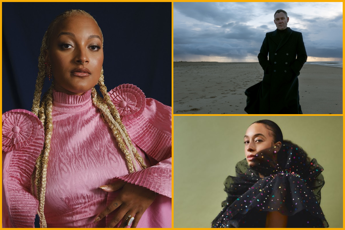 Collage of images by Still Moving Media - Nubya Garcia, David Gray, Corinne Bailey Rae.